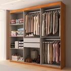 Guarda-roupa Casal Vaticano 6 Portas 2 Gavetas Marrocos/off W