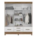 Guarda Roupa Casal Vegas 3 Portas De Correr E 4 Gavetas Color