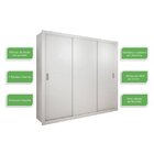 Guarda Roupa Casal Veneza 3 Portas 4 Gavetas Rufato