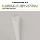 Guarda-roupa Casal Veneza 6 Portas 4 Gavetas Neve - Tcil Móve