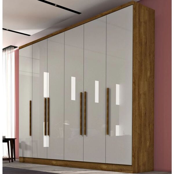 Guarda Roupa Casal Veneza 6 Portas 4 Gavetas Tcil Moveis Ipe