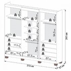 Guarda-roupa Casal Veneza 6 Portas 6 Gavetas Wengue Naturale/