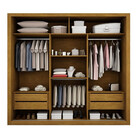Guarda Roupa Casal Veneza Gold 3 Portas 4 Gavetas E Espelho R