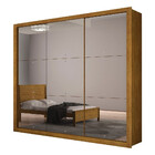 Guarda Roupa Casal Veneza Gold 3 Portas 4 Gavetas E Espelho R