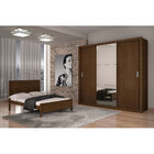 Guarda Roupa Casal Veneza Luxo Com 3 Portas Rufato