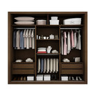 Guarda Roupa Casal Veneza Luxo Com 3 Portas Rufato