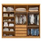 Guarda-roupa Casal Venice 6 Portas 4 Gavetas 100% Mdf Cinamon