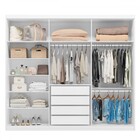 Guarda-roupa Casal Venice 6 Portas 4 Gavetas Branco - Demóbile