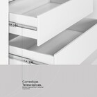 Guarda-roupa Casal Venice 6 Portas 4 Gavetas Branco - Demóbile