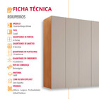 Guarda Roupa Casal Venus Mdf 6 Portas E 6 Gavetas Moderna Mob