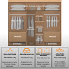 Guarda Roupa Casal Venus Mdf 6 Portas E 6 Gavetas Moderna Mob