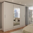Guarda-roupa Casal Veracruz 3 Portas 2 Gavetas Com Espelho Br