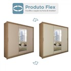 Guarda-roupa Casal Veracruz 3 Portas 2 Gavetas Com Espelho Fl