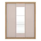 Guarda Roupa Casal Vero 3 Portas 2 Gavetas Amendola Off White