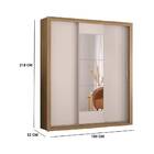 Guarda Roupa Casal Vero 3 Portas 2 Gavetas Amendola Off White