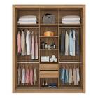 Guarda Roupa Casal Vero 3 Portas 2 Gavetas Amendola Off White