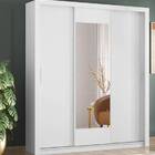 Guarda Roupa Casal Vero 3 Portas 2 Gavetas Branco Tana Decor