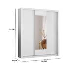 Guarda Roupa Casal Vero 3 Portas 2 Gavetas Branco Tana Decor