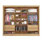 Guarda-roupa Casal Verona 2 Portas 4 Gavetas 100% Mdf Com Esp