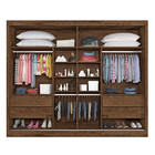 Guarda-roupa Casal Verona 2 Portas 4 Gavetas 100% Mdf Com Esp