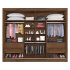 Guarda-roupa Casal Verona 2 Portas 4 Gavetas 100% Mdf Com Esp