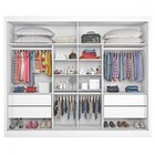 Guarda-roupa Casal Verona 2 Portas 4 Gavetas 100% Mdf Com Esp