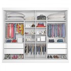 Guarda-roupa Casal Verona Plus 2 Portas 4 Gavetas 100% Mdf Br