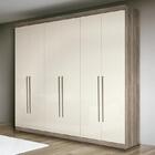 Guarda Roupa Casal Versalhes 6 Portas Com Pés - Pr Móveis