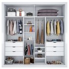 Guarda Roupa Casal Versalles 2 Portas De Correr 6 Gavetas Bra