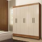Guarda Roupa Casal Verso 6 Portas 2 Gavetas Amendola Off Whit