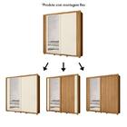 Guarda Roupa Casal Viena 2 Portas Flex Com Espelho - Móveis A