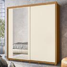 Guarda Roupa Casal Viena 2 Portas Flex Com Espelho - Móveis A