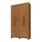 Guarda-roupa Casal Viena 4 Portas 3 Gavetas Cinamomo - Panora