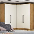 Guarda-roupa Casal Viena 4 Portas 4 Gavetas 100% Mdf Amendoa/