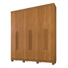 Guarda-roupa Casal Viena 6 Portas 3 Gavetas Cinamomo - Panora