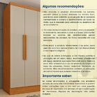 Guarda-roupa Casal Vietri Com Pés 6 Portas 4 Gavetas Cinamomo