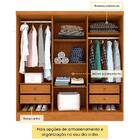Guarda-roupa Casal Vietri Com Pés 6 Portas 4 Gavetas Cinamomo