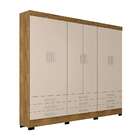 Guarda-roupa Casal Vila Velha 6 Pt 9 Gv Canelato E Natural