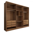 Guarda-roupa Casal Vinci 6 Portas 6 Gavetas Cinamomo - Panora