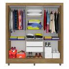 Guarda Roupa Casal Vivian 3 Portas 2 Gavetas Boreal - Moveis