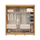 Guarda-roupa Casal Wanessa 2 Pt 4 Gv Nature E Off White