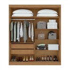 Guarda-roupa Casal Zeine 2 Portas 2 Gavetas Flex  73342.52 Am