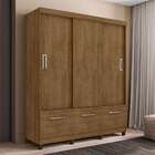 Guarda-roupa Casal Zurique 3 Pt 3 Gv Marrom