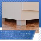 Guarda-roupa Casals 6 Portas 6 Gavetas Com Pés Angra Branco