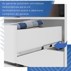 Guarda-roupa Casals 6 Portas 6 Gavetas Com Pés Angra Branco