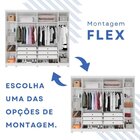 Guarda-roupa Casals 6 Portas 6 Gavetas Com Pés Angra Branco