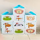 Guarda Roupa Castelo Infantil Armario Organizador Brinquedos