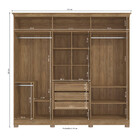 Guarda-roupa Cb01n573 6 Portas Com Espelho Kappesberg