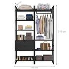 Guarda Roupa Celestial Preto