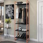 Guarda Roupa Celestial Preto Cobre